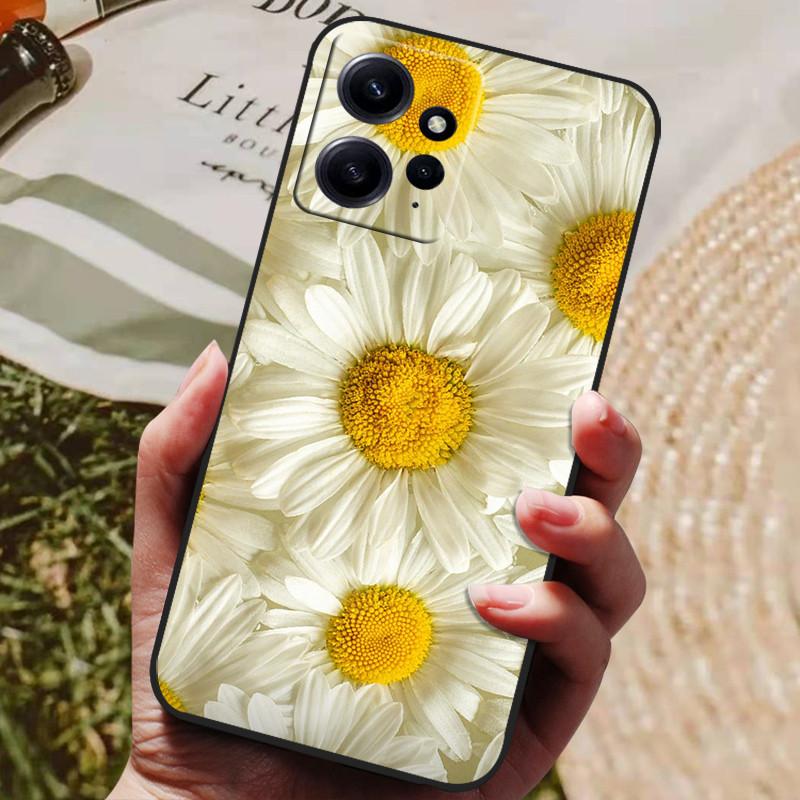 Для Redmi Note 12 4G Чехол Силиконовая Задняя Крышка Чехол для Телефона для Xiaomi Redmi Note12 4G Чехлы Redmi Note 12 4G 2023 Мягкий Бампер coque