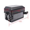 12-Slot Relay Box 6 Relays 6 ATC/ATO Standard Fuses Holder Block with 41pcs Metallic Pins Universal for Automotive Marine Use