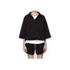 Fear of God Черные мужские топы-поло Essentials с рукавом 3/4 192SU244400F