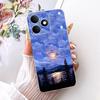 Чехол для Realme Note 80 4G RMX5388 Милый Кот Цветы Рисованный Чехол Мягкий Силиконовый Чехол Для Realme Note 80 Note80 Задняя Крышка Fundas