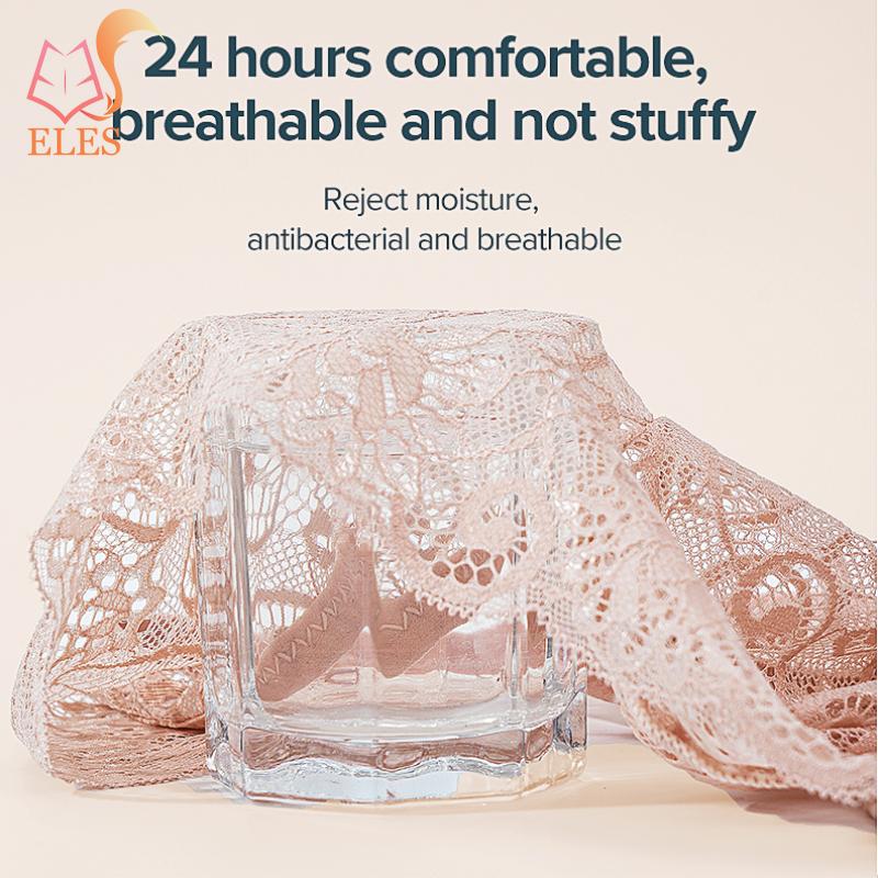 Womem Sexy Lace Panties Floral Hollow Soft Comfort Briefs Lingerie Underwear 3 Pieces