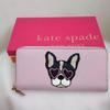 Б/у длинный кошелек Kate Spade французский бульдог