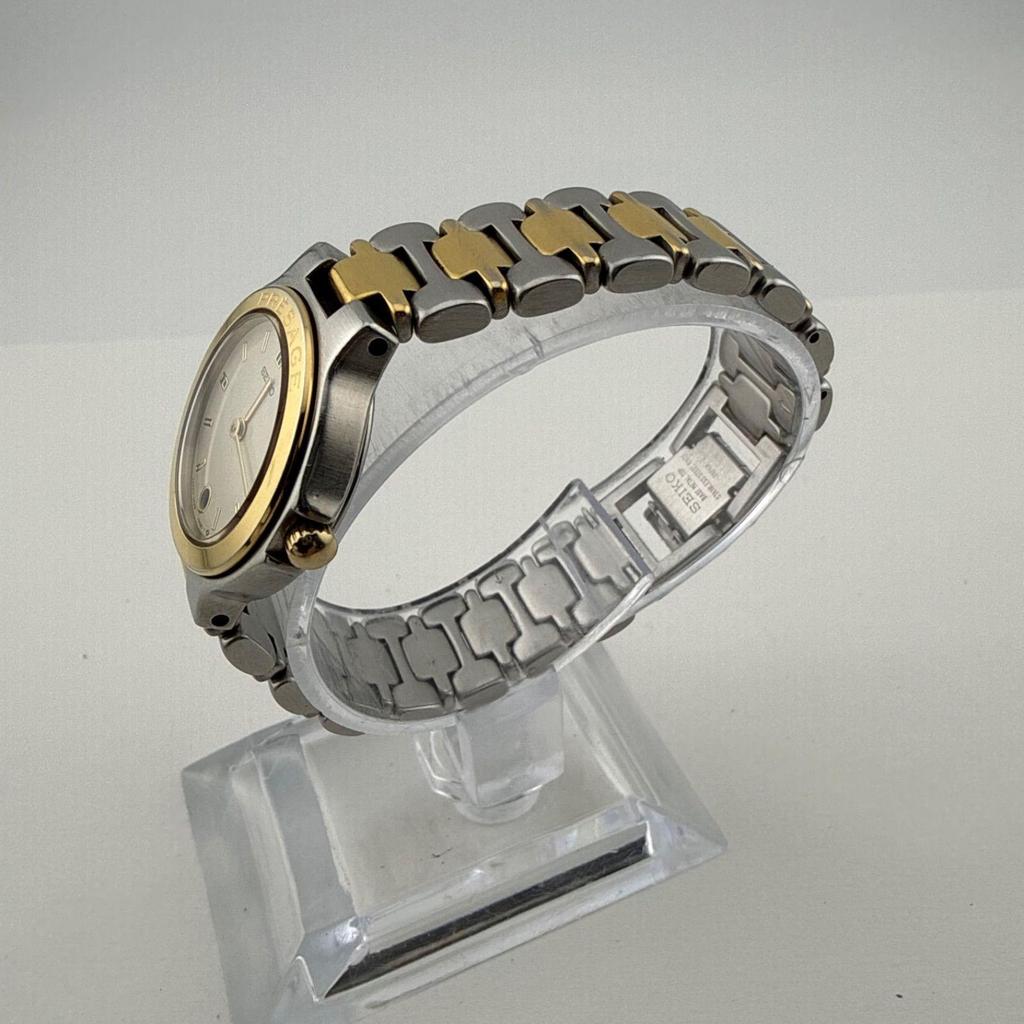 Б/у SEIKO 3E29-0050 Seiko PRESAGE Женские часы Кварцевые Рабочие Батарея заменена Плохой ремешок [S428]