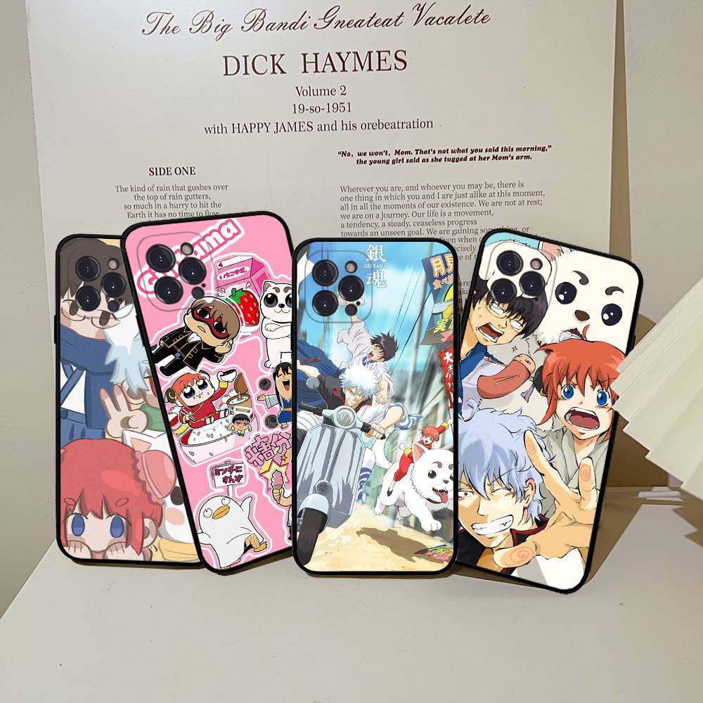 Gin Tama Phone Case For iPhone 16 15 14 13 12 Mini 11 Pro XS Max X XR SE 6 7 8 Plus Soft Silicone Cover
