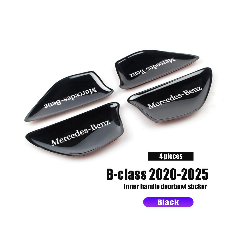 4Pcs Car Door Bowl Decorative Sticker Auto Interior Sticker Accessories For Mercedes Benz W205 C300 W203 W206 W108 W124 W126 W14 QQ75
