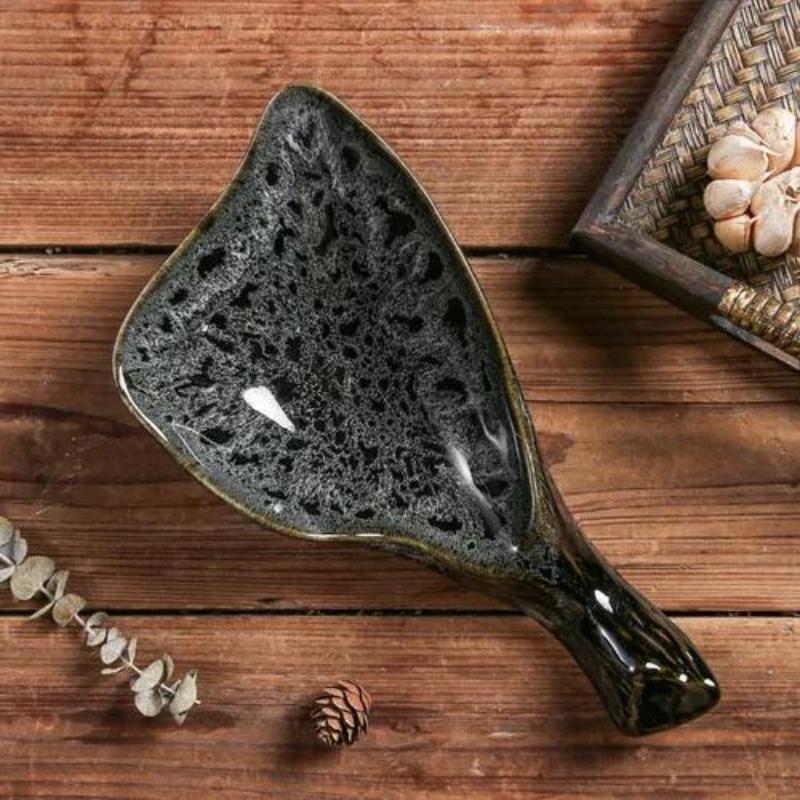 Exquisite Japanese Cuisine Restaurant Ceramic Tableware Sushi Sashimi Plate Cold Dish Plate Small Dish Oyster Cuttlefish Plate