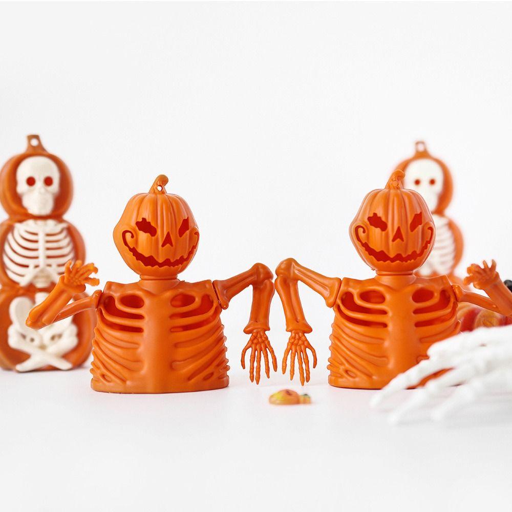 Multicolor Pumpkin Electronic Candle Skull Ghoast Spider Light Halloween Decoration Light  Gift