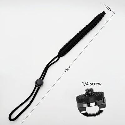 Ремешок на запястье для зеркальной камеры, веревка против потери для Insta360 X5/X4 DJI Action 5/4 GoPro Hero 13/12 экшн-камеры и веревка с винтом 1/4