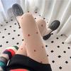 Нейлоновые колготки с принтом в виде сердечек, дополняющие любой японский уличный образ. Деликатные фотоаксессуары. Чулки.