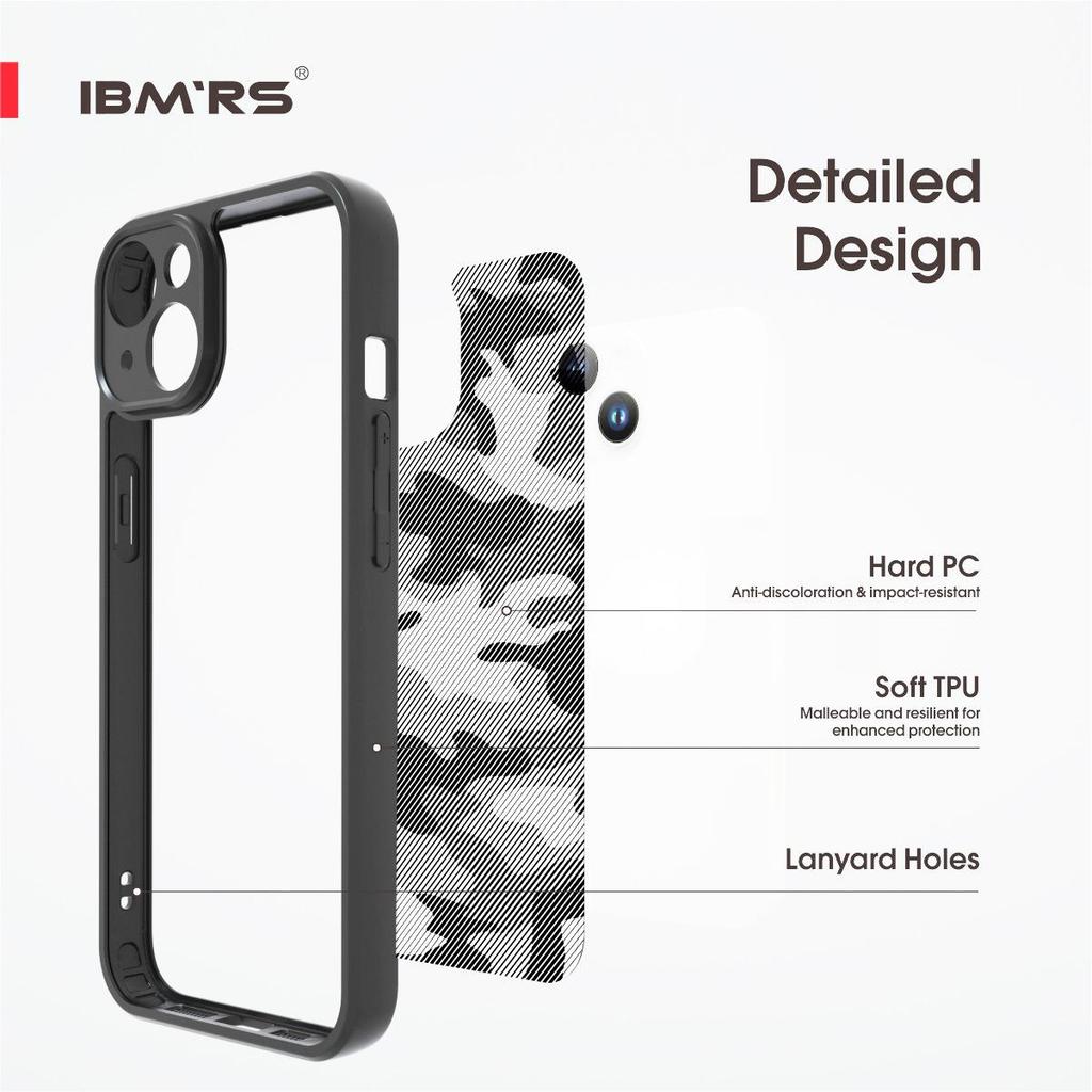 Камуфляжный чехол для iPhone 14 Plus: Прозрачный камуфляж с ремешком