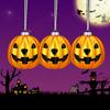 Halloween Home Decor Plastic Pumpkin Balls Halloween Pumpkin Pendants Waterproof Tree Decorations for Indoor Outdoor for Festive
