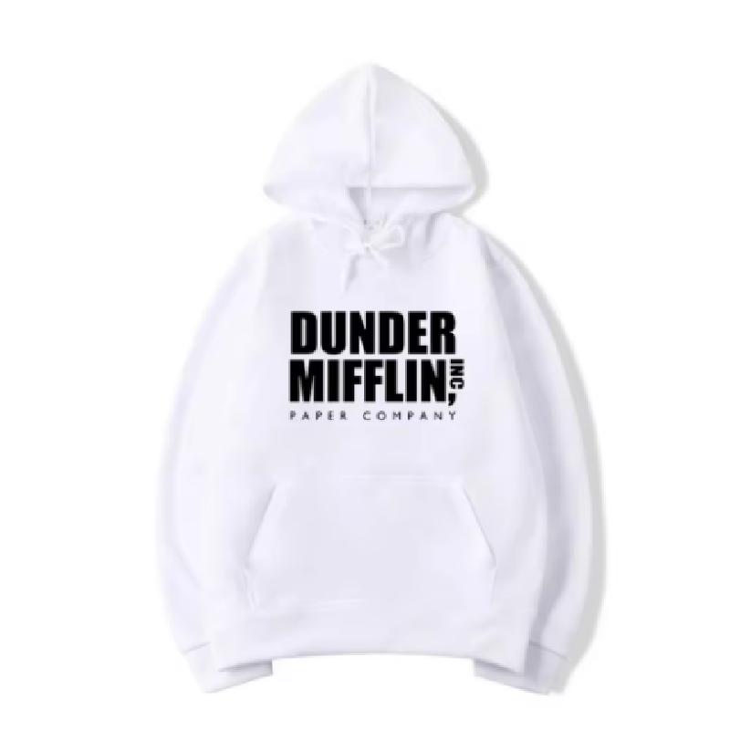 The Office Dunder Mufflin INC Paper Hoodie Dwight Schrute Sweatshirt Men Women Hoodies Casual Pullover Hooded Sweater