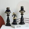 Chess Resin Ornaments Home King Queen War Horse Crafts Wine Cabinet Desktop Creative Decorations