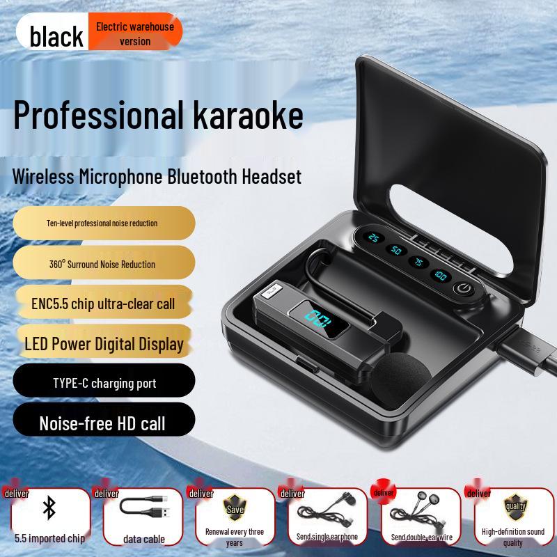 Беспроводная спортивная Bluetooth-гарнитура M1: Водонепроницаемый, Потостойкий, Микрофон-клипса для Android и Apple