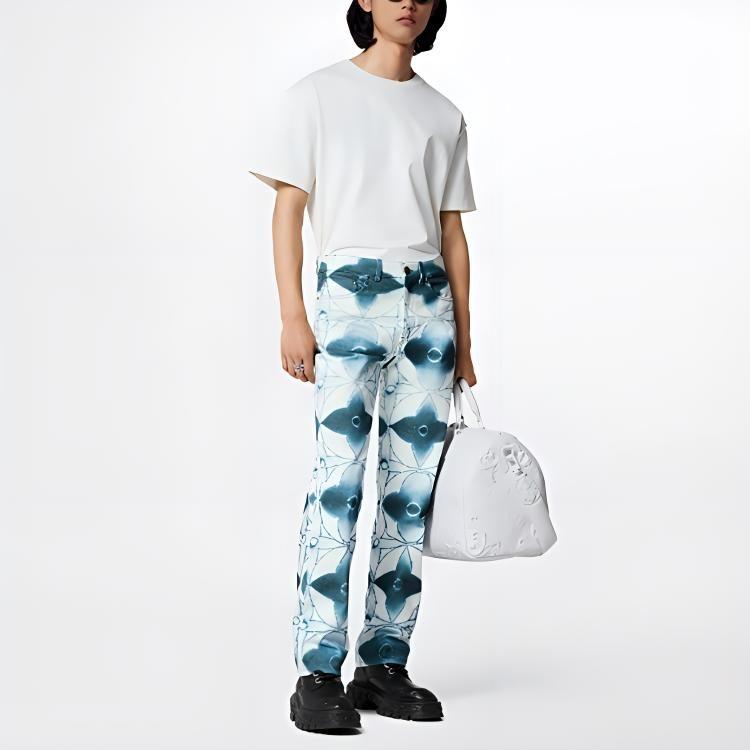 Louis Vuitton Джинсовая куртка SS23 Мужская Сине-серая 1AB5JY