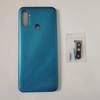 Novaphopat Для Realme C3 RMX2020 Задняя крышка Дверца аккумулятора Задняя панель Задний корпус С линзой камеры и рамкой Боковая кнопка