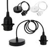 E27 Screw-type Lamp Holder 1m / 1.5m DIY Installation Ceiling Light Base Pendant Lighting Lamp Socket Light Pendant Fitting