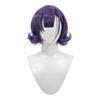 LAOBAO Nanase Suzuna Cosplay Purple Curly Bob Perfect for and Events Wig, Hair, Heat-Resistant, Parties, Costumes, Festivals, (Nanase Suzuna)
