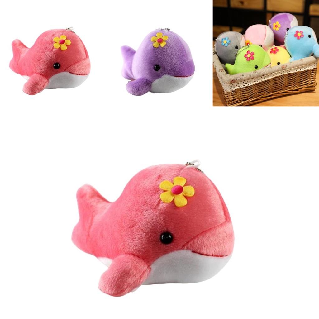 Милая плюшевая игрушка дельфин, подвеска-кит, мини-кукла для корпоративных мероприятий, мягкая набивная игрушка, подарок с логотипом