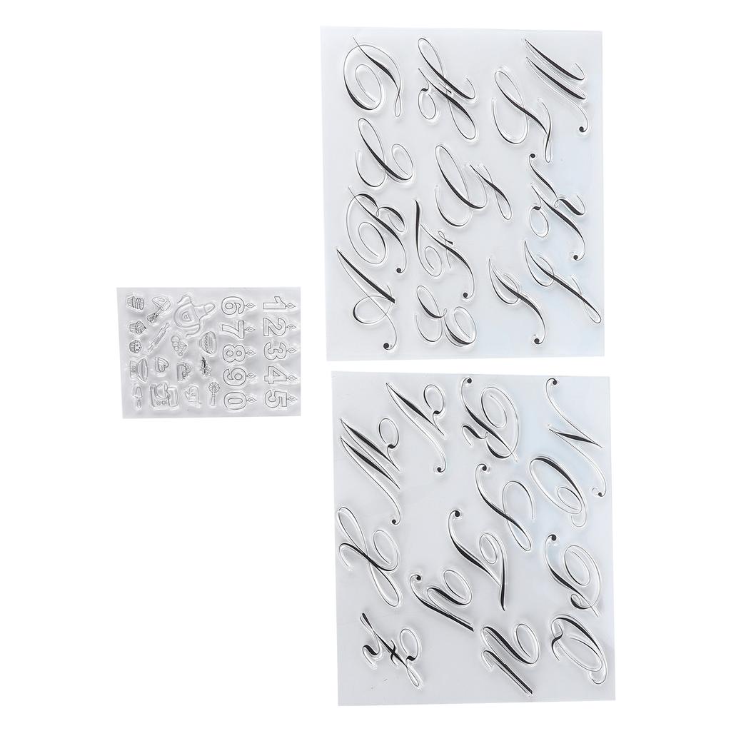 3 шт. прозрачных штампов, безопасные, практичные, легкие, принадлежности для изготовления открыток, подарки для поделок