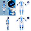 Костюм для косплея Astro Bot Полиэстеровый комбинезон для игрового мероприятия, наряд для переодевания
