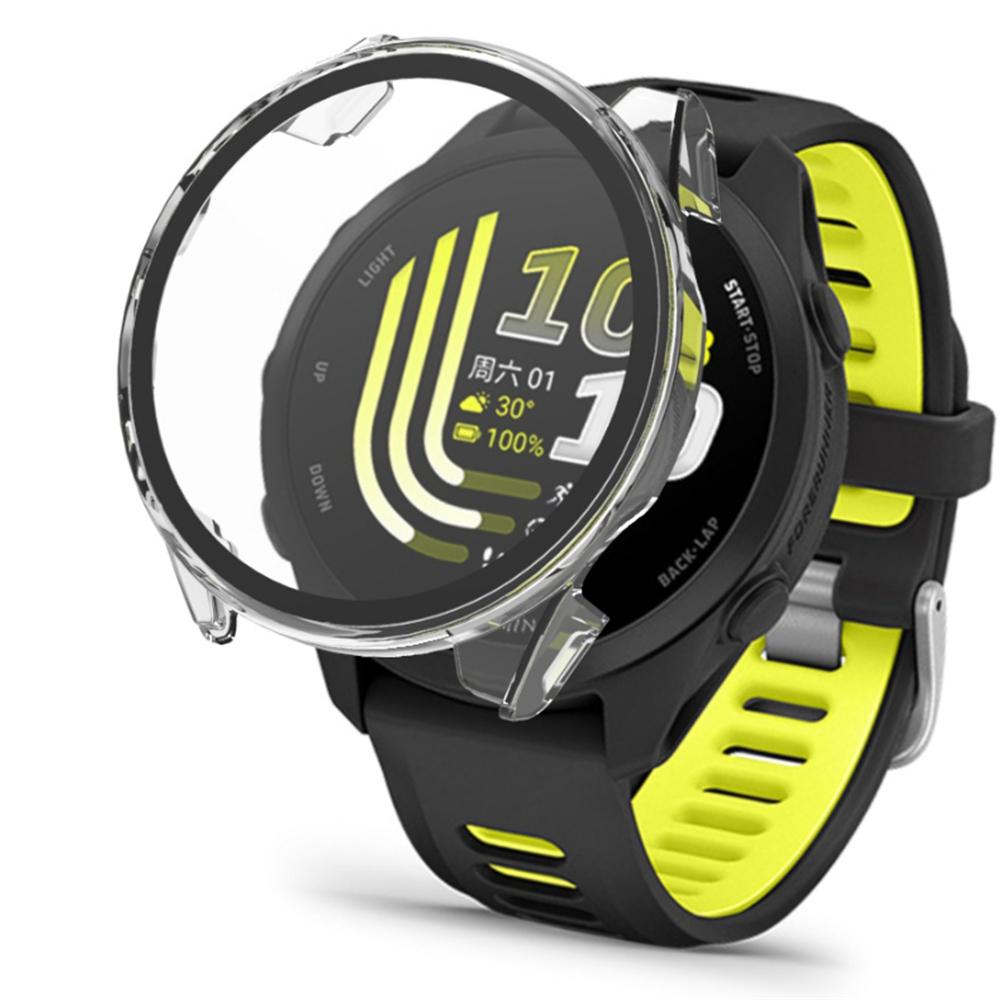 Закаленное Стекло+Чехол для Garmin Forerunner 170 70 Защитная Пленка для Экрана Рамка Бампер Чехол для Garmin Forerunner 70 170 Чехол