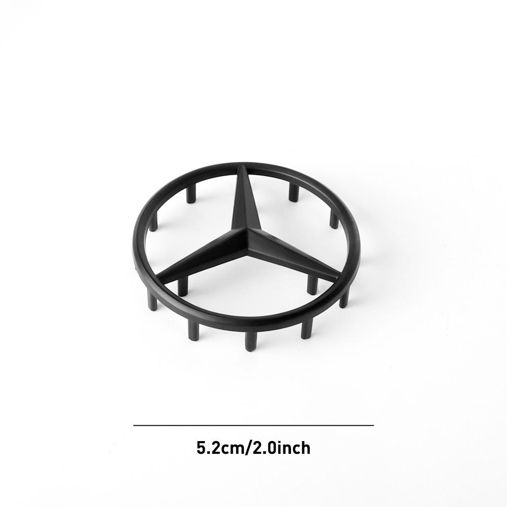 1 шт. 52/58 мм Наклейка-эмблема на центр рулевого колеса автомобиля для Mercedes Benz AMG W212 W213 W177 CLE GLA W222 GLC GLB W203 W210 W220