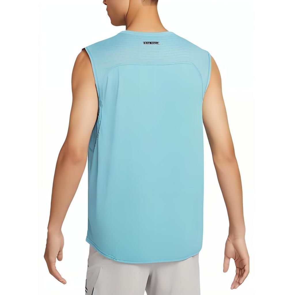 Nike Беговая майка Trail Solar Chase Dri-FIT Азиатский размер S 'Denim Teal' Мужская FN3310-464