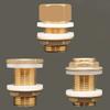 1/2" 1/4" Brass Water Tank Connector Silicone Gasket Copper Pipe Fish Tank Coupling Joint Garden Irrigation Pipe Hose Adapter Fuel System Fittings7