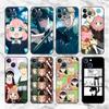 Чехол Anime SPY×FAMILY для Apple iPhone 14 Pro Max 13 11 12 Mini SE 7 8 Plus X XS 6 6S, силиконовый чехол для телефона, мягкий TPU Funda Coque