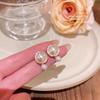 Korean Style S925 Silver Pearl Earrings - Elegant, Simple, Light Luxury