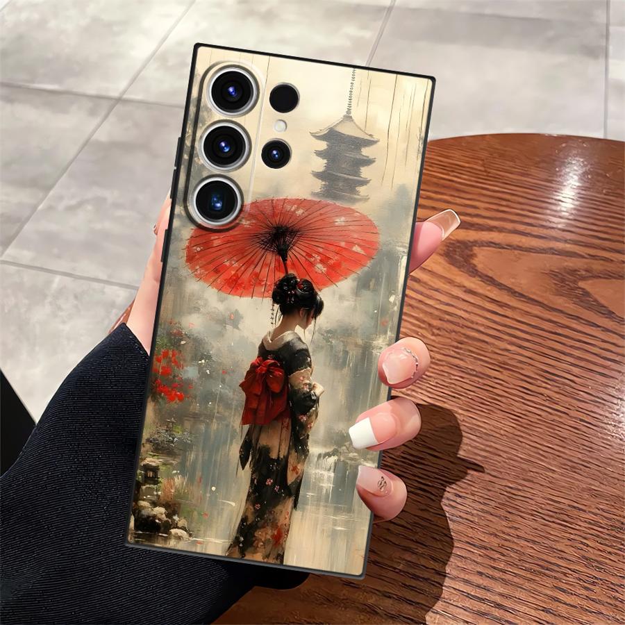 Мультяшный ретро-чехол для девушки для Samsung Galaxy S26 Ultra S23 Note 20 8 9 10 S21 FE S20 Ultra S10 S9 S24 S25 Plus Funda Чехол для телефона