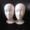 Женская голова манекена из пенополистирола для парика, шляпы, легкая подставка для очков, подставка для рисования и ювелирных изделий