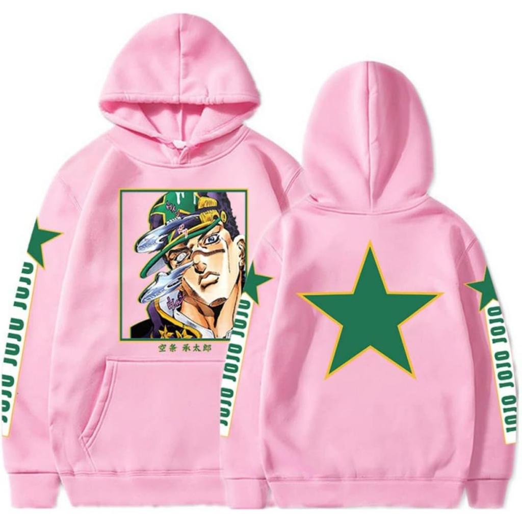 Трендовая весенне-осенняя уличная унисекс толстовка Kujo Jotaro, свитшот Jonathan Joseph, пуловер JoJo с длинным рукавом, аниме-худи