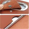 Leather Laptop Sleeve Crossbody Bag Replacement For 13.3/14.1 Inch Laptops And Tablets Mint Green Handmade