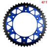 Motorcycle 520 45T 46T 47T 48T 49T 51T 52T Rear Sprocket For YAMAHA TTR230 YZ450R YZ250 YZ125 WR450F WR400 WR426 WR125P WR250R