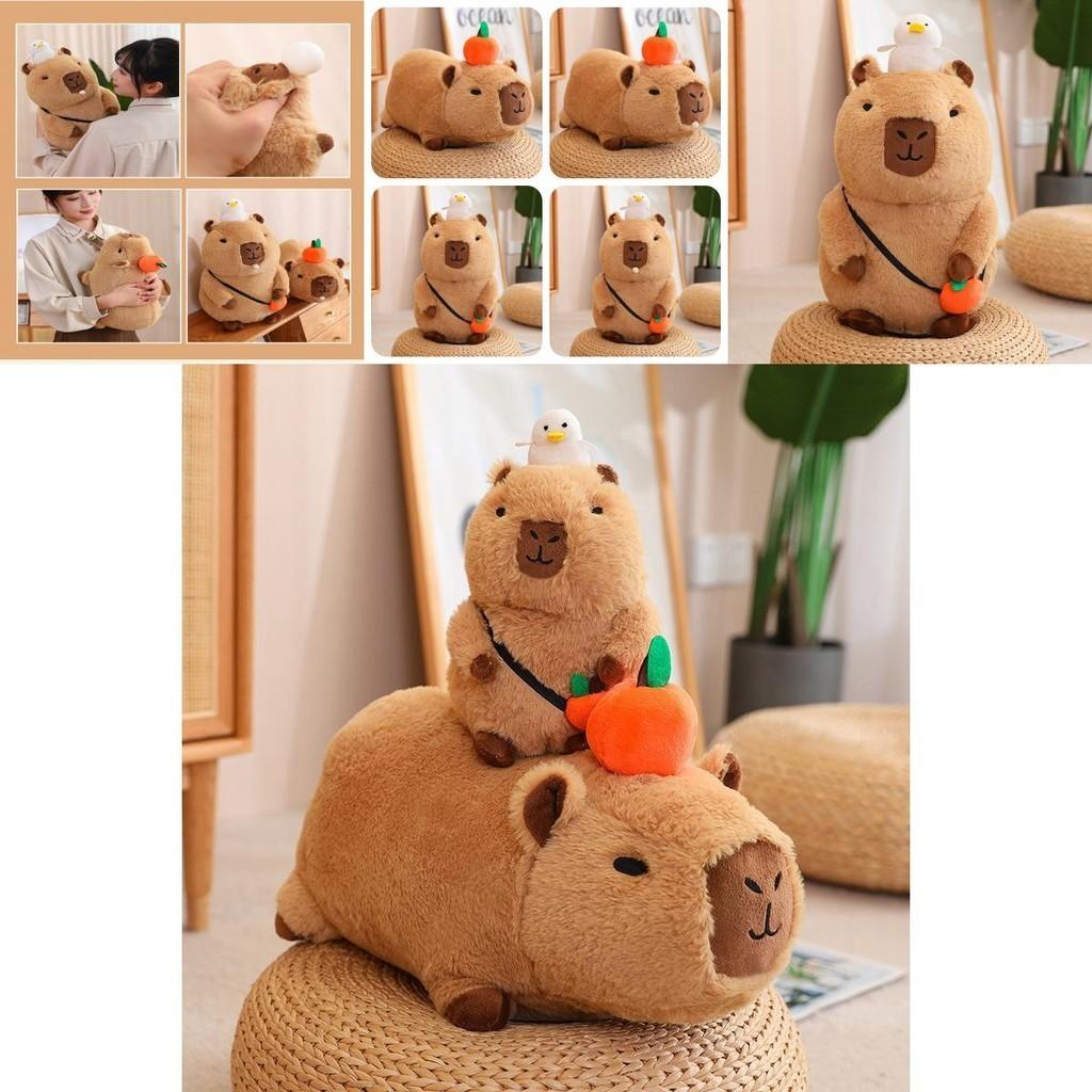 Capybara Plush Doll Fluffy And Huggable Water Rodent Toy Available In Various Sizes And Styles