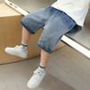 Мальчиковые брюки средней длины Летняя мужская летняя одежда Джинсовые брюки длиной три четверти Детские свободные шорты