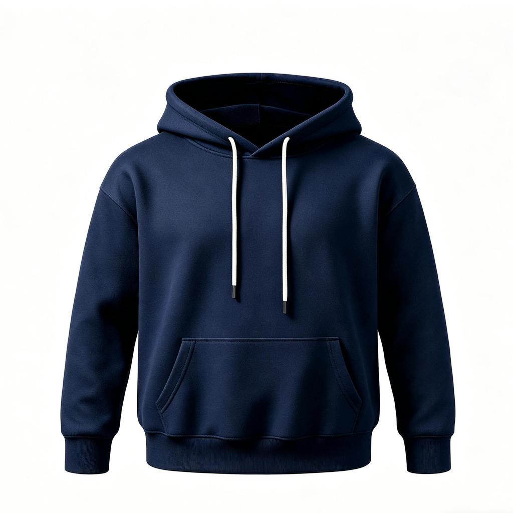 Men's Spring/Autumn Basic Solid Color Hoodie! Heavyweight Cotton Drawstring Kangaroo Pocket Loose-Fit Hoodie, Multi-Color Versatile Casual Top
