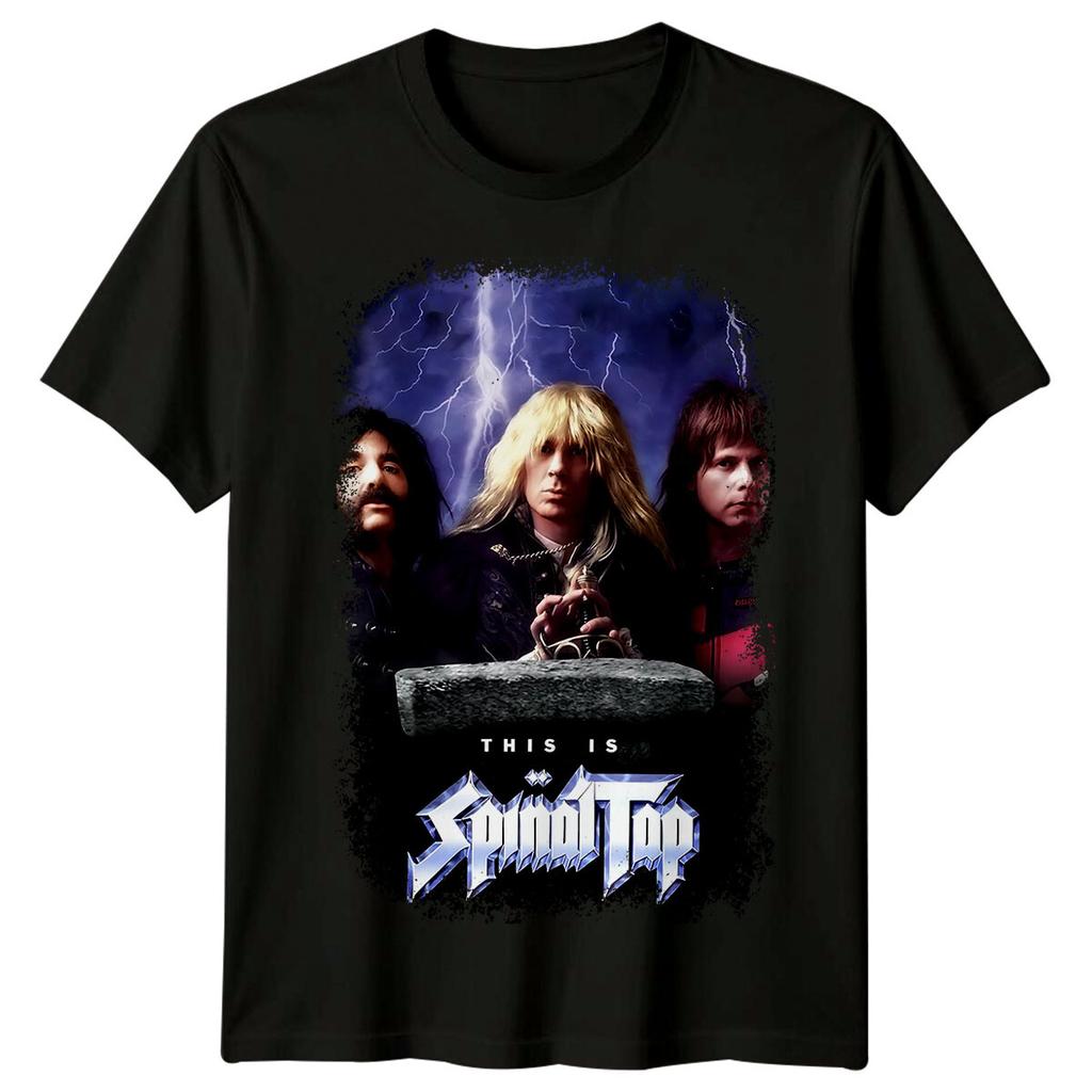 Это Spinal Tap (1984) Футболка в стиле кинопостера, ретро, унисекс.