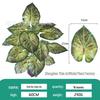 Artificial Green Plant Arrangement with 18 Leaves for Scenic Décor in Hotels and Malls