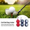 Силиконовый держатель для 2 мячей для гольфа, сумка для переноски мячей для гольфа, чехол для мячей для гольфа, спортивные аксессуары