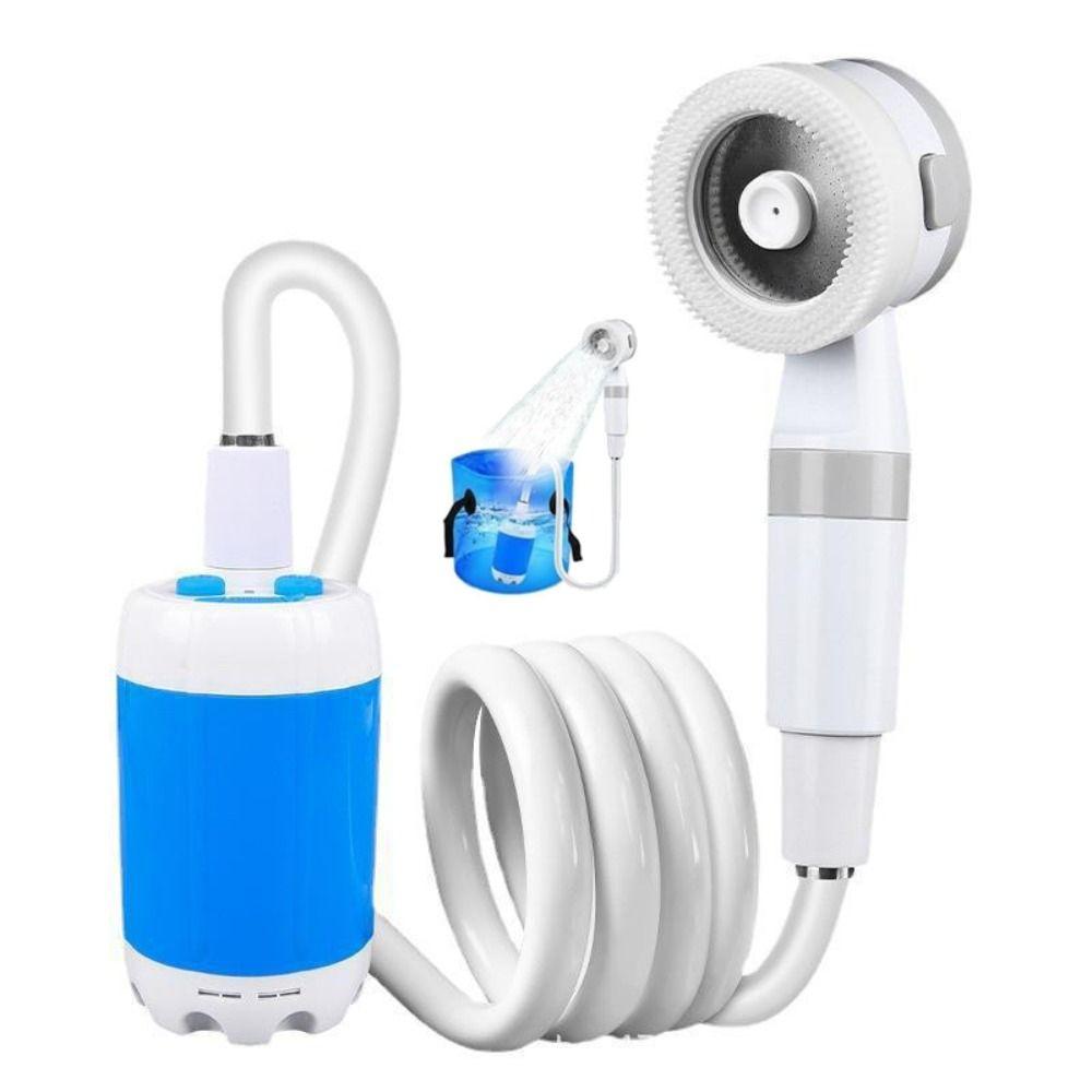 Rechargeable Electric Shower Waterproof Shower Pump High Quality Portable Camping Shower  RV