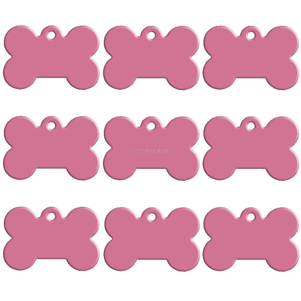 20 шт./лот, идентификационные бирки для собак, двухсторонние, в форме косточки, персонализированные бирки для щенков и собак, индивидуальные имена для кошек и домашних животных, номер телефона. Тег