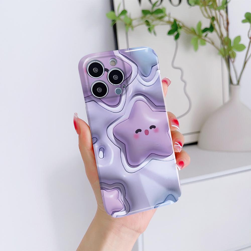 Для iPhone 16 Samsung S23 A23 A52 A33 A73 A53 Huawei Xiaomi Redmi OPPO Vivo стереоскопический стиль цветочный дизайн полная защита камеры жесткий чехол для телефона