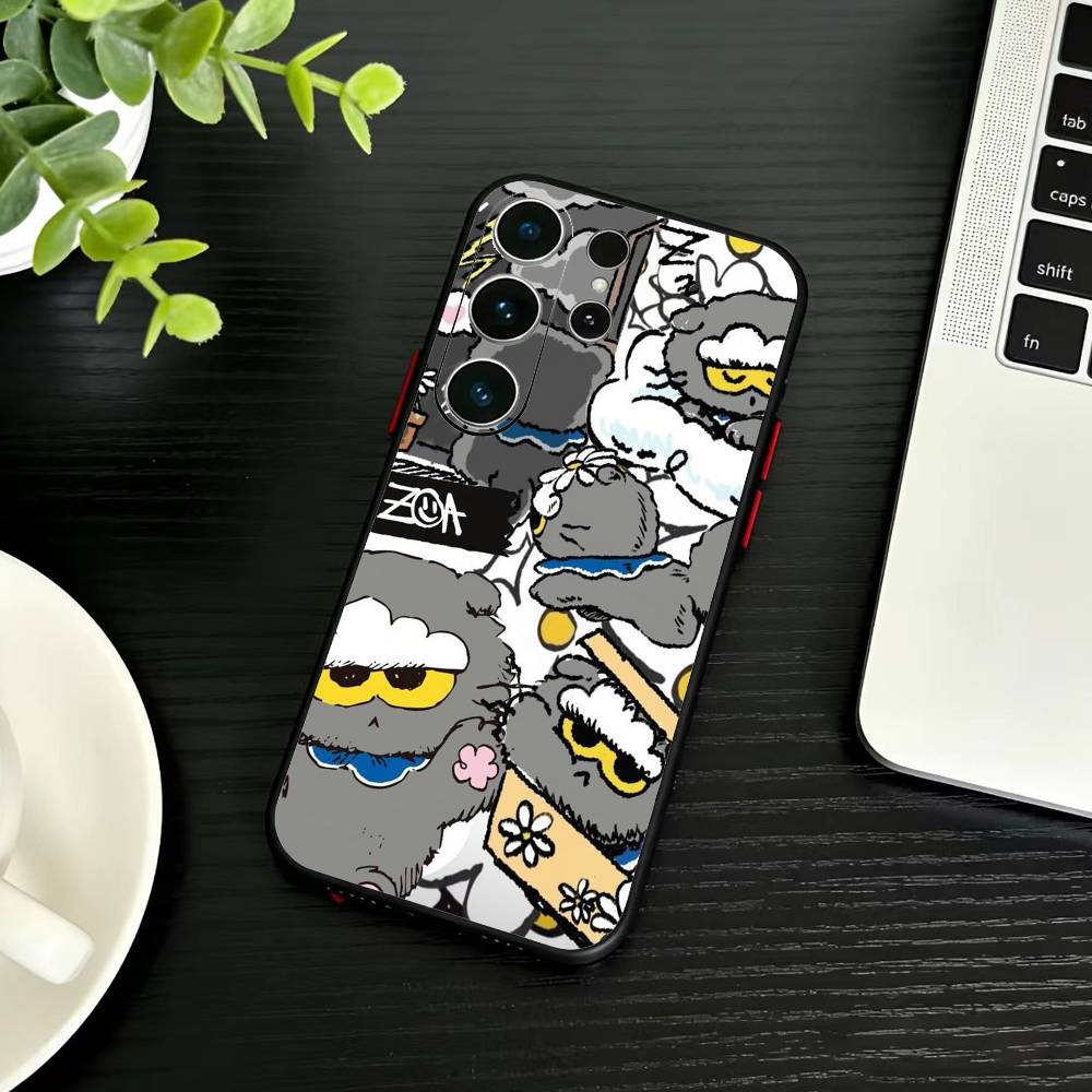 Cute GD trendy Cartoon ZO Friends Phone Case For Samsung S26,S25,S24,S23,S22,S21,S20,Plus,Fe,Lite,Others Black Cover
