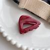 French Triangle Acetate Small Hair Claw For Women Girl Sweet Hair Ornament Mini Claw Clip Hairpin Hair Accessory