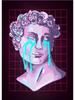Неоновый эффект Vaporwave Glitch Скульптура Плакаты Печать Холст Картина Абстрактная настенная художественная картина для современной гостиной Домашний декор