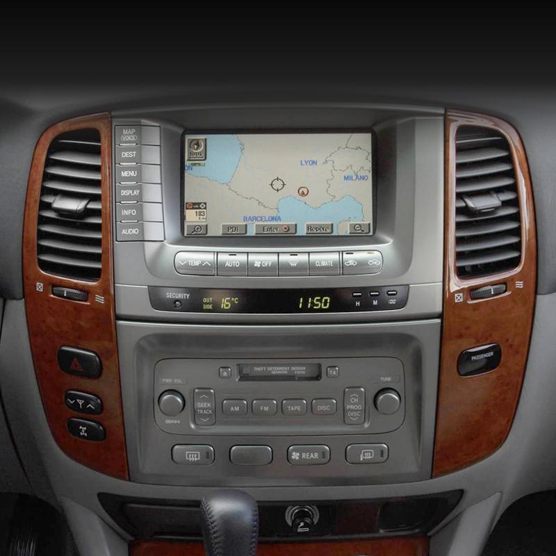 Декоративная панель вентиляционного отверстия кондиционера для Toyota Land Cruiser 100 LC100 FJ100 Ujz100 2003 2004 2005 2006 2007 LHD RHD