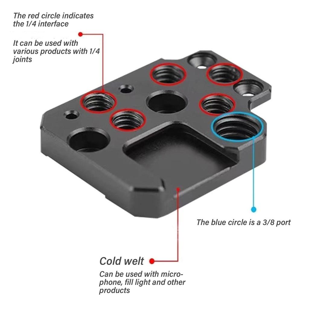Мониторы Крепление Держатель для DJI Ronin SC RSC2 Камера Стабилизаторы Подвесы Кронштейн Адаптер для освещения Удлинитель QR Пластина